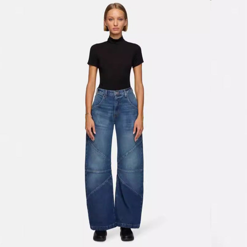 Damen Jeans Weite Bequem Mit besonderem Schnitt