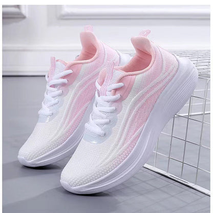 Damen Sneaker Leicht Sportlich Atmungsaktiv Flexibel Laufschuhe