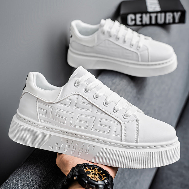 Damen Sneaker Geometrisch Design Komfort Sohle