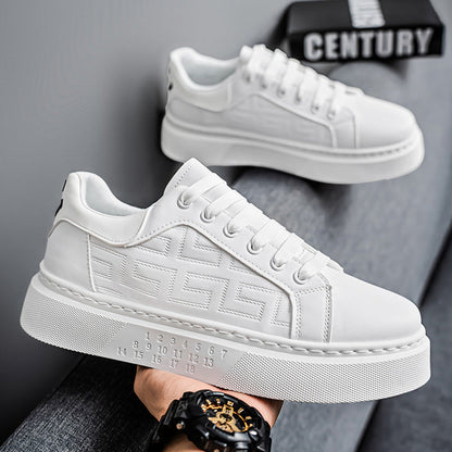 Damen Sneaker Geometrisch Design Komfort Sohle