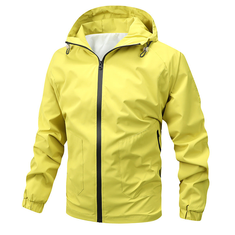 Herren Windbreaker Jacke Wasserdicht Sportlich