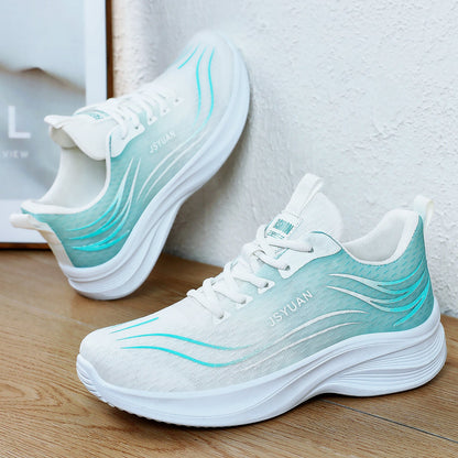 Damen Laufschuhe Sportlich Atmungsaktiv Gepolstert
