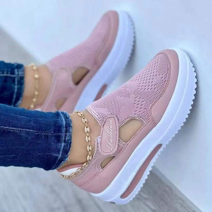 Damen Sneaker Slip-On atmungsaktiv Rutschfest