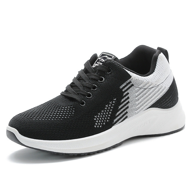 Damen Laufschuhe Leicht Atmungsaktiv Strickdesign Sportschuhe