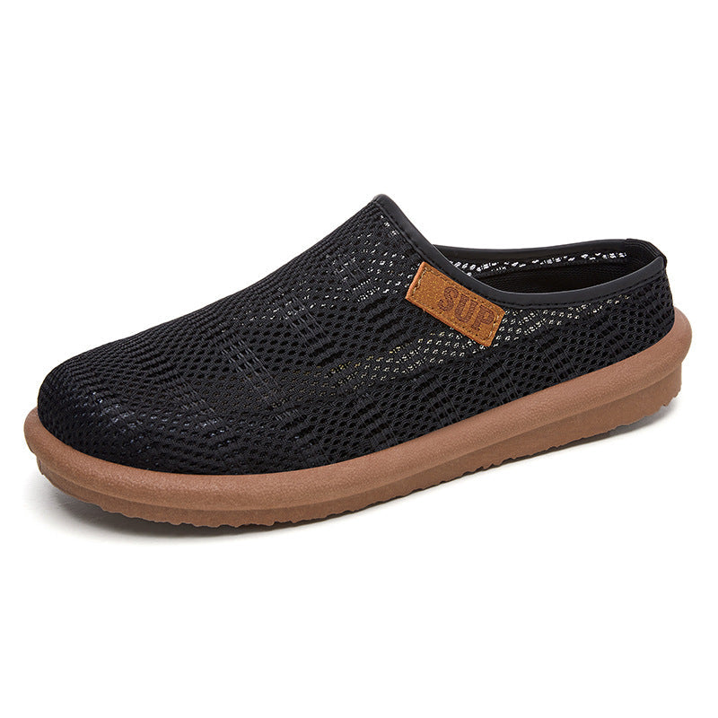 Damen Clogs Bequem Flexibel Mesh Sommer