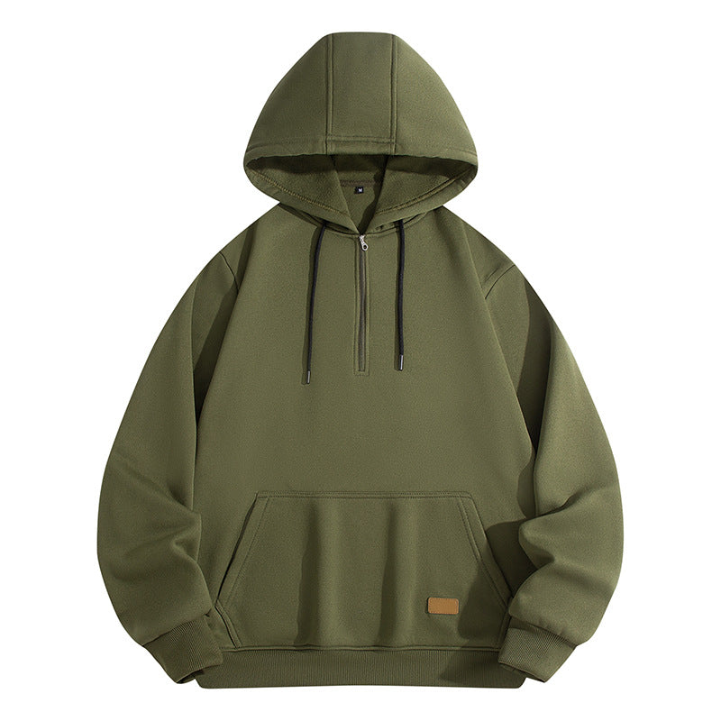 Herren Hoodie Bequem Halbzipper Modern Stylisch