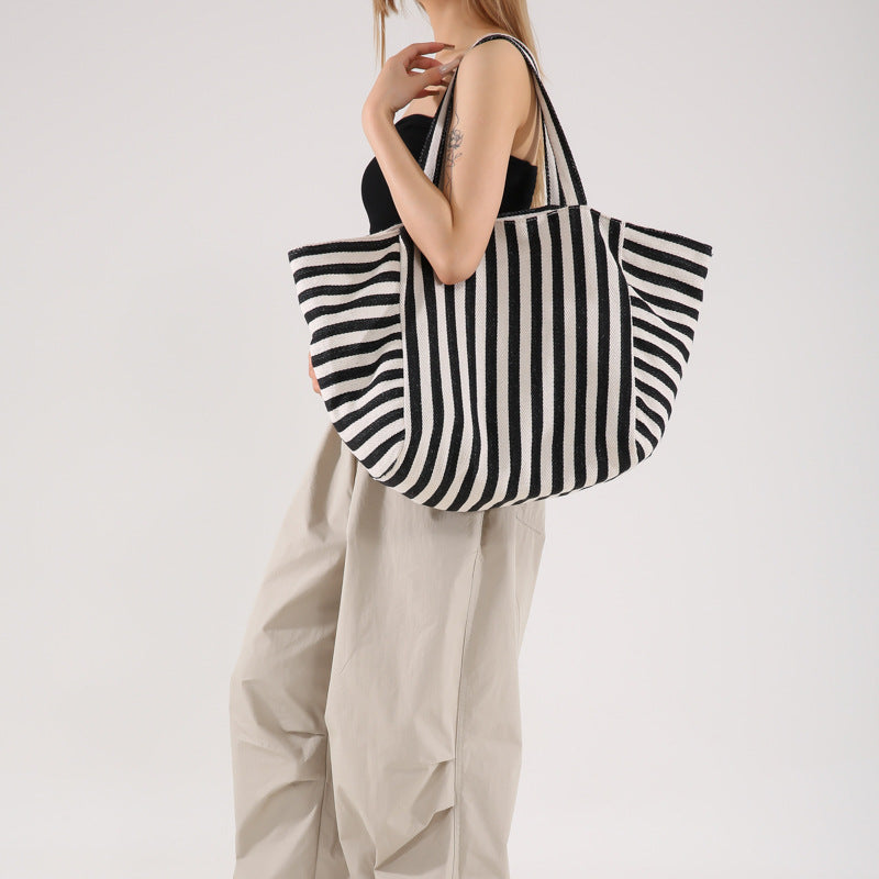 Damen Strandtasche Groß und Robust mit viel Stauraum