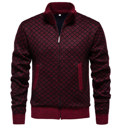 Herren Sweatjacke Gesteppt Warm Modern
