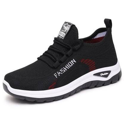 Damen Sneaker Sportlich Elastisch Bequem Laufsohle