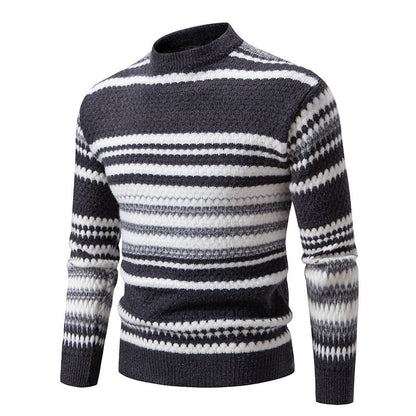 Herren Pullover Strick Modern Struktur Muster
