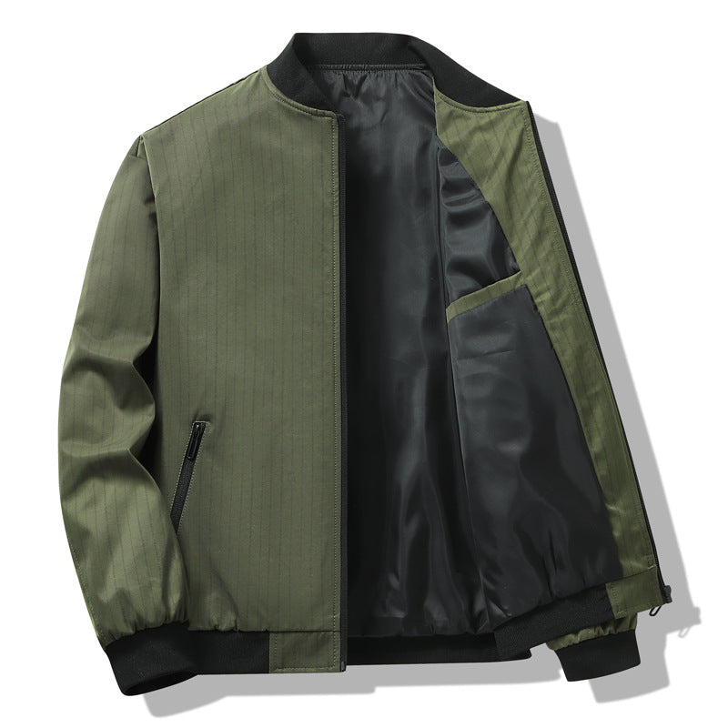 Herren Bomberjacke Urban Style Schwarz Weiß - BerlinGlamour