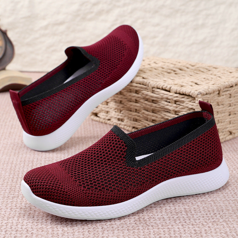 Damen Sneaker Atmungsaktiv Flexibel Mesh Schuhe Bequem - BerlinGlamour
