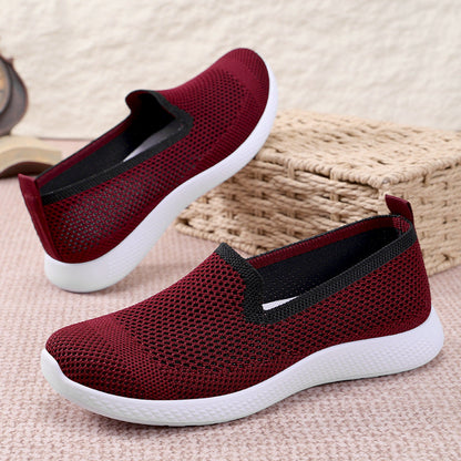 Damen Sneaker Atmungsaktiv Flexibel Mesh Schuhe Bequem - BerlinGlamour