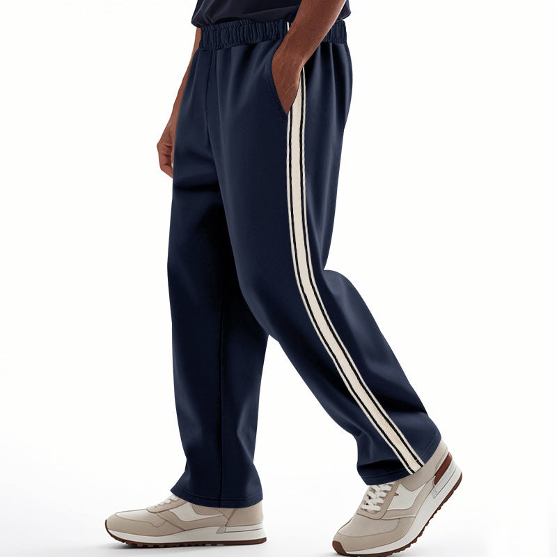 Herren Jogginghose Mit Streifen Elastisch Bequem