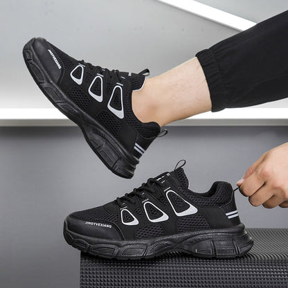 Damen Sneaker Sportlich Atmungsaktiv Rutschfest Elastisch