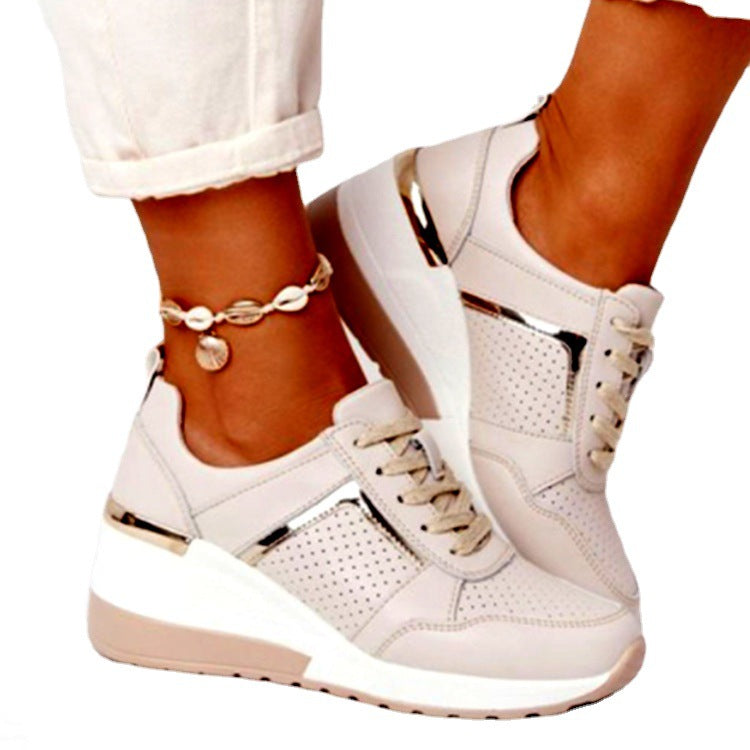 Damen Sneaker Sportlich Atmungsaktiv Netzobel Flach