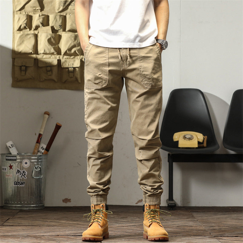 Bequeme Herren Cargo-Hose Elastisch Multifunktional