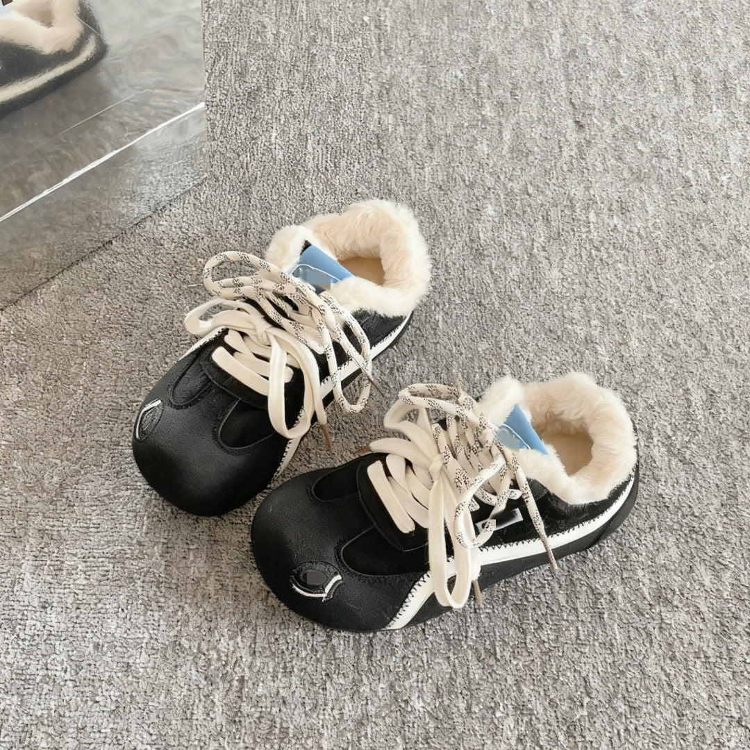 Damen Sneaker Warmfleece Innenfutter Modern - BerlinGlamour