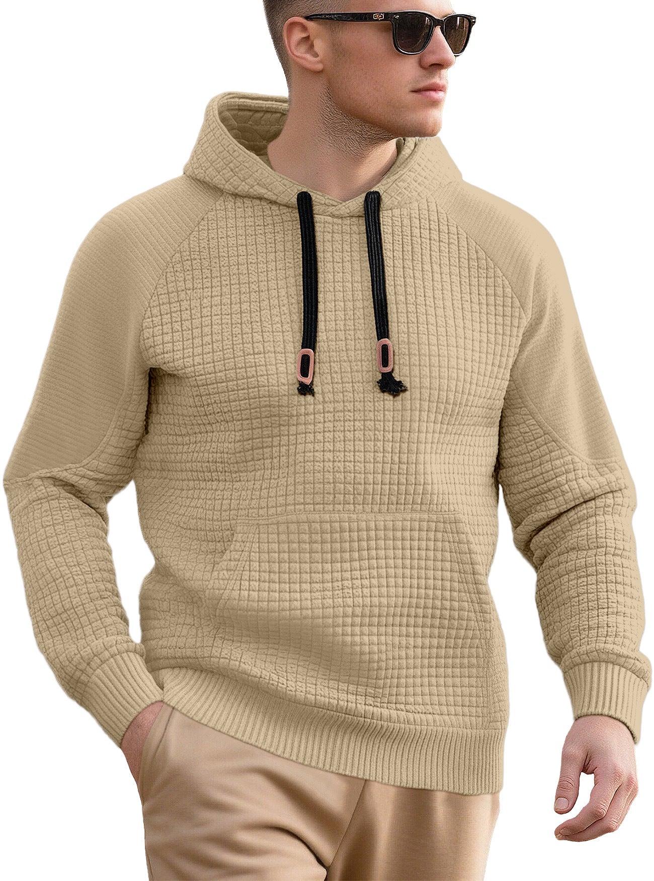 Herren Kapuzenpullover Sportlich Modern Mit Kordelzug