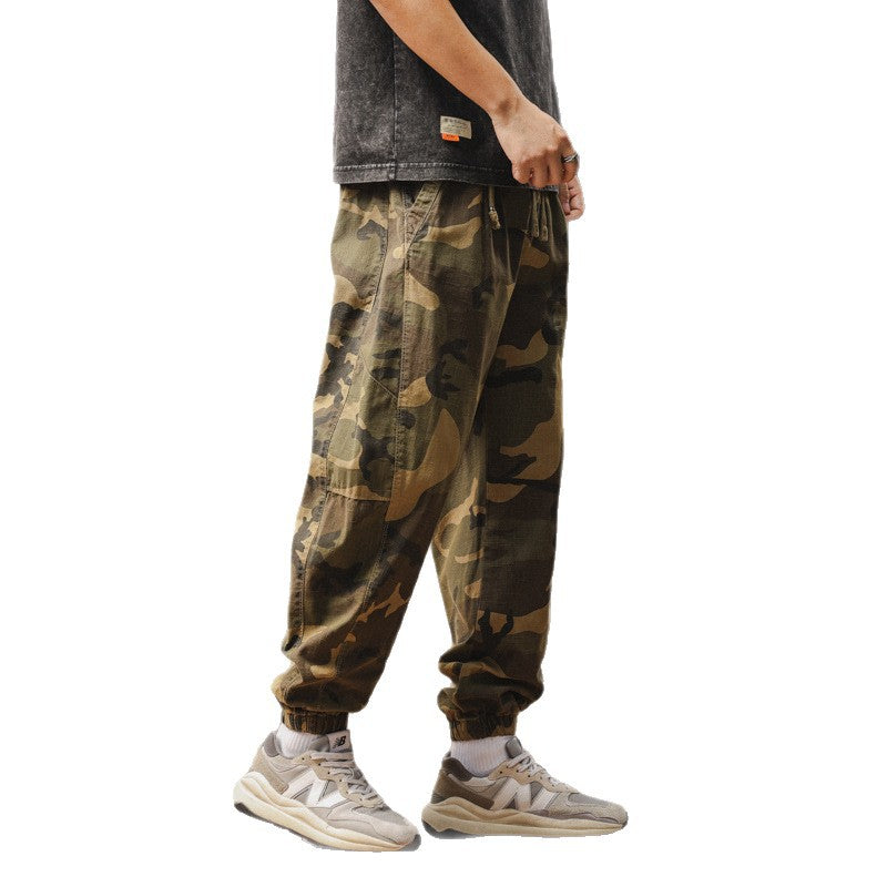 Bequeme Herren Jogginghose Camouflage Grau