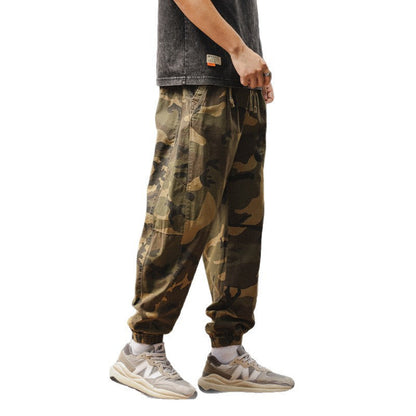 Bequeme Herren Jogginghose Camouflage Grau