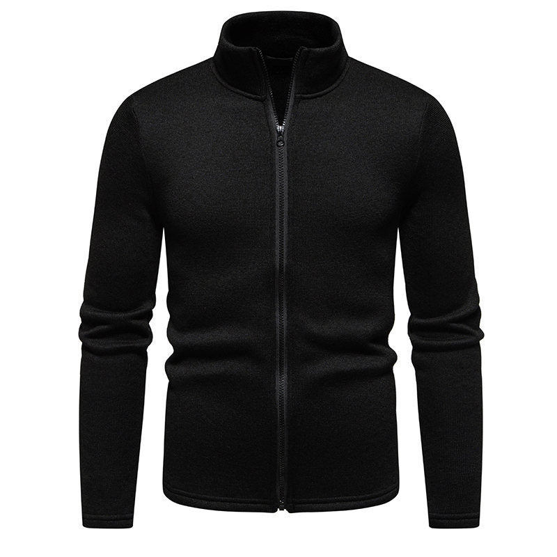 Herren Fleecejacke Warm mit Reißverschluss Hochkragen