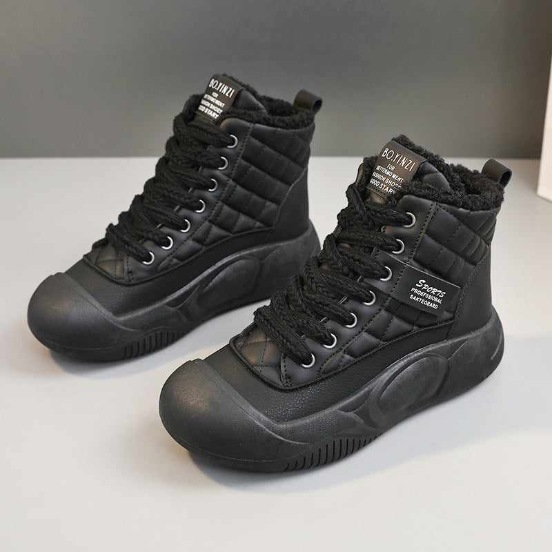 Damen Winterboots Kuschelig Warme Stiefel Robust