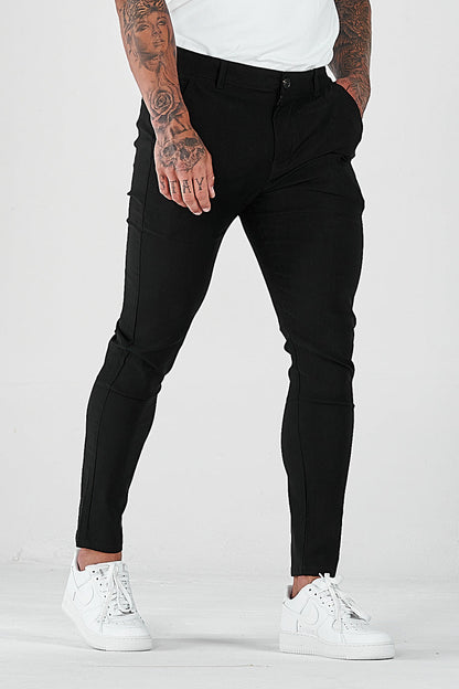 Herren Chinohose Slim Fit Elastisch Berlin Style