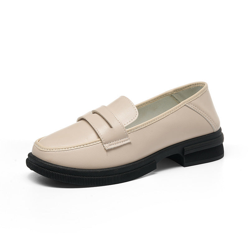 Damen Mokassins Elegante Rutschfeste Sohle Schwarz Mode