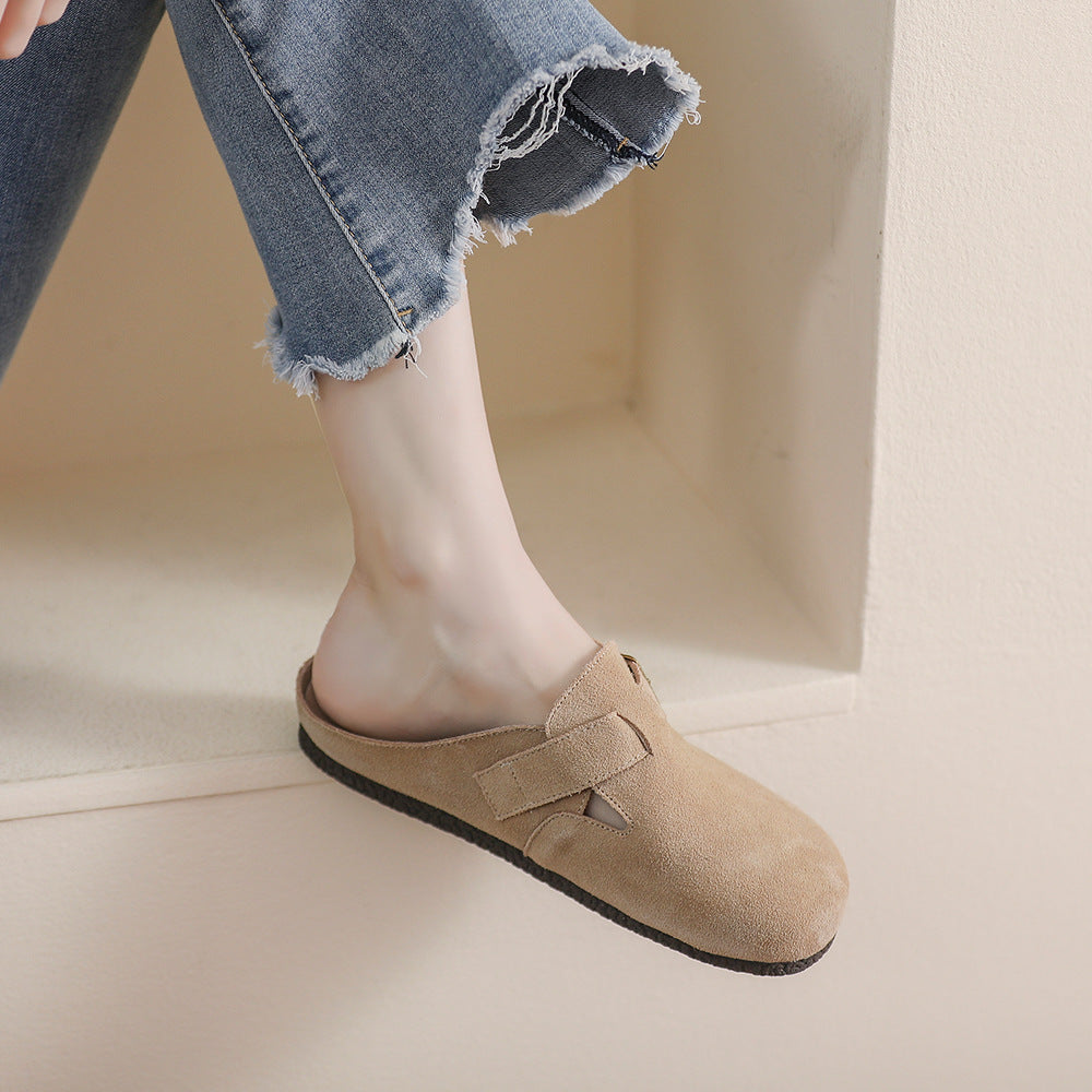 Damen Clogs Bequem Schnallenverzierung Mode Schuhe