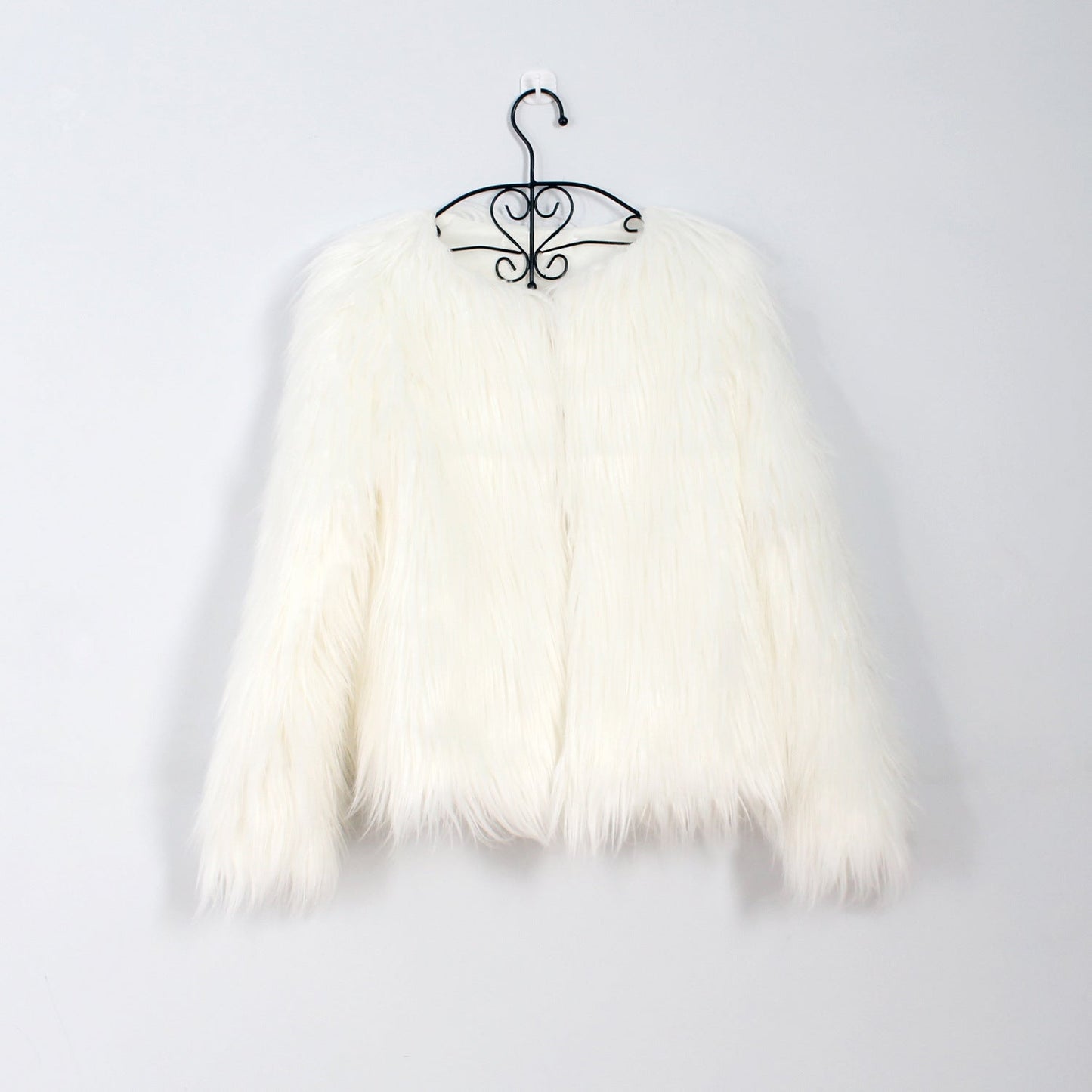 Kunstpelzjacke Damen Flauschig Lässig Oversized