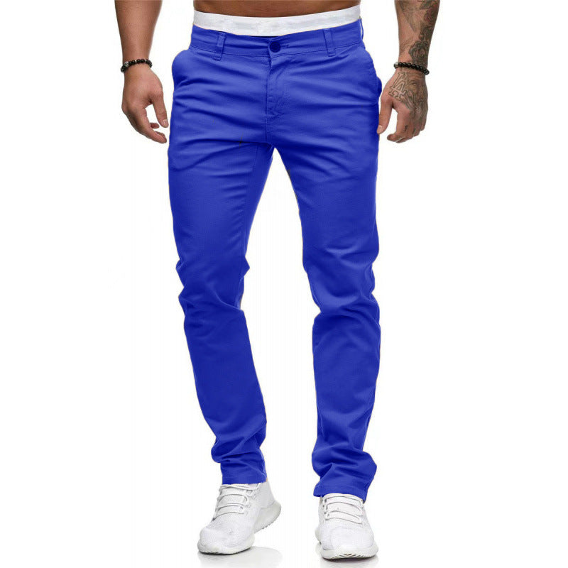 Herren Slim Fit Chino Hose Elastisch