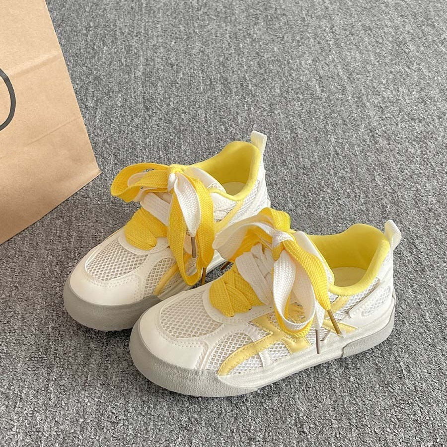 Damen Sneaker Sportlich Atmungsaktiv Bunt