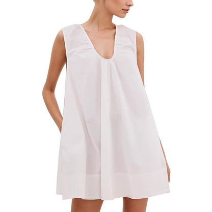 Sommerkleid Damen Lässig Rüschenkleid Kurz