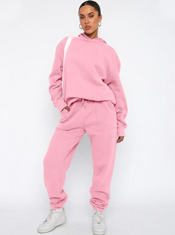 Damen Hoodie Set Oversized Jogger Komfort