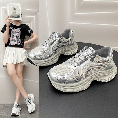 Damen Laufschuhe Sneaker Glänzend Dämpfend