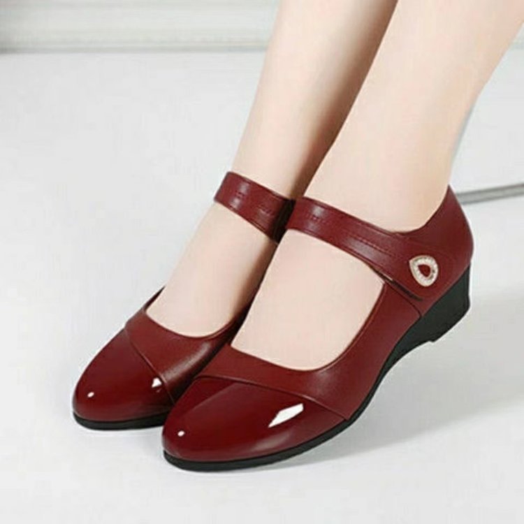 Damen Ballerinas Elegante Schuhspitze Mit Riemen - BerlinGlamour