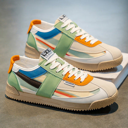 Damen Sneaker Sportlich Bunt Atmungsaktiv