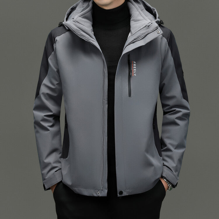 Herren Outdoorjacke Wasserabweisend Winddicht Funktionell