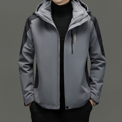 Herren Outdoorjacke Wasserabweisend Winddicht Funktionell