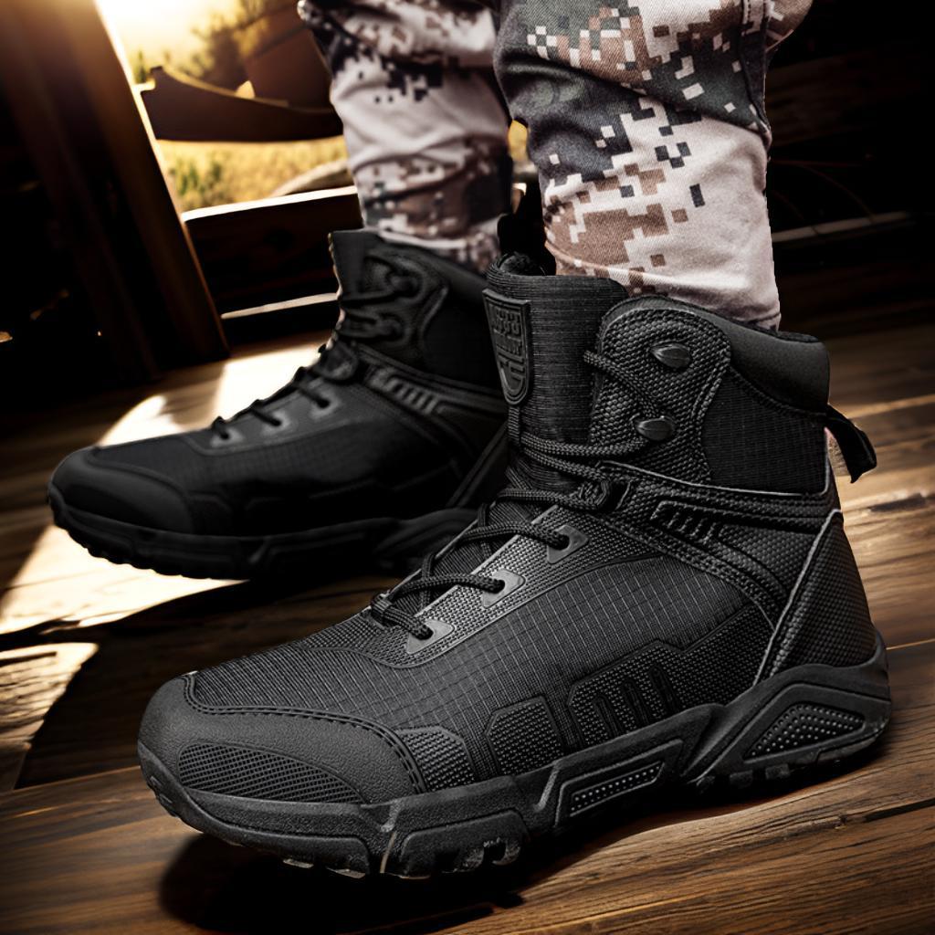 Herren Tactical Stiefel Robust Atmungsaktiv Wasserfest