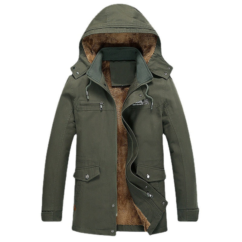 Herren Outdoor Jacke Warm Isoliert Modern