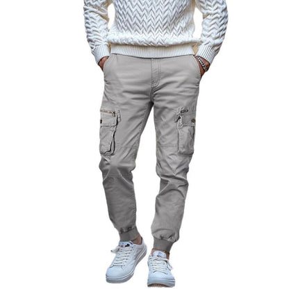 Herren Cargo-Hose Vieltaschen Flexibel Bequem
