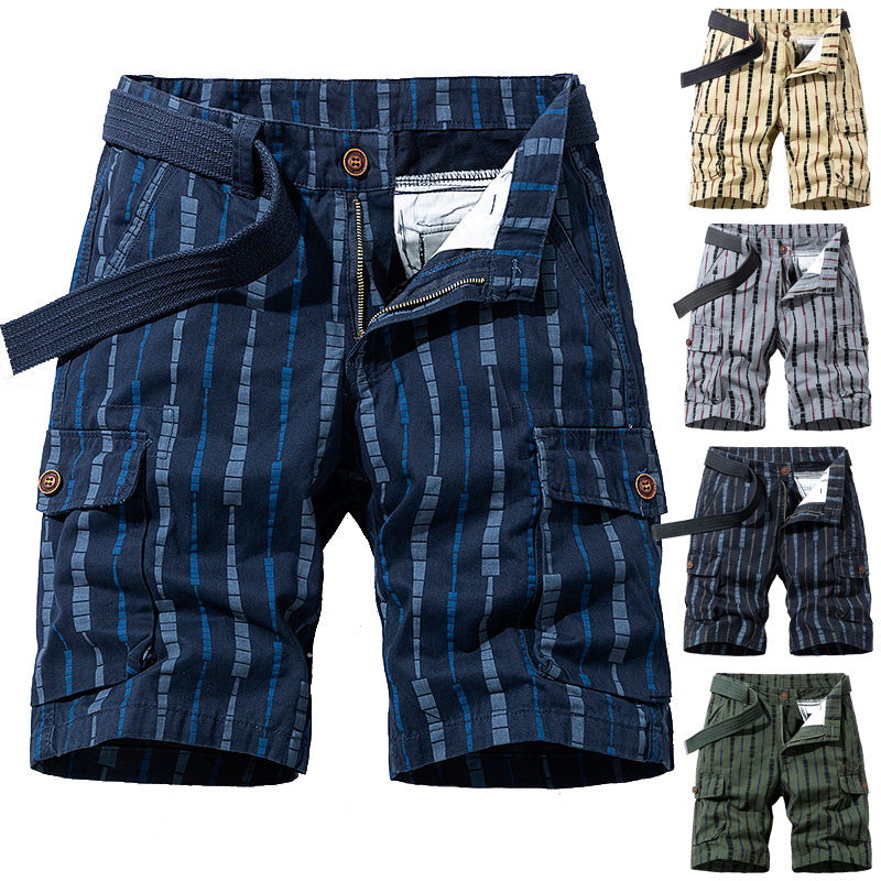 Herren Cargoshorts Elastisch Mit Vielen Taschen Modern - BerlinGlamour