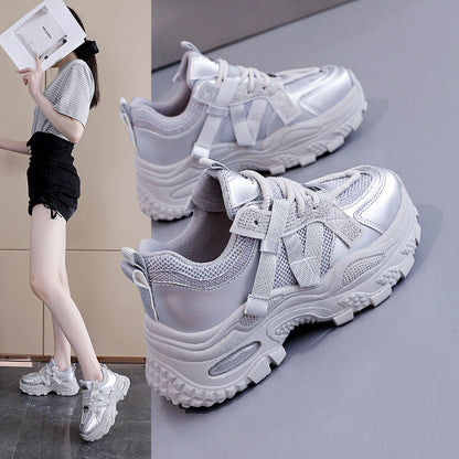 Damen Sneaker Sportlich Atmungsaktiv Größen 36-41 - BerlinGlamour