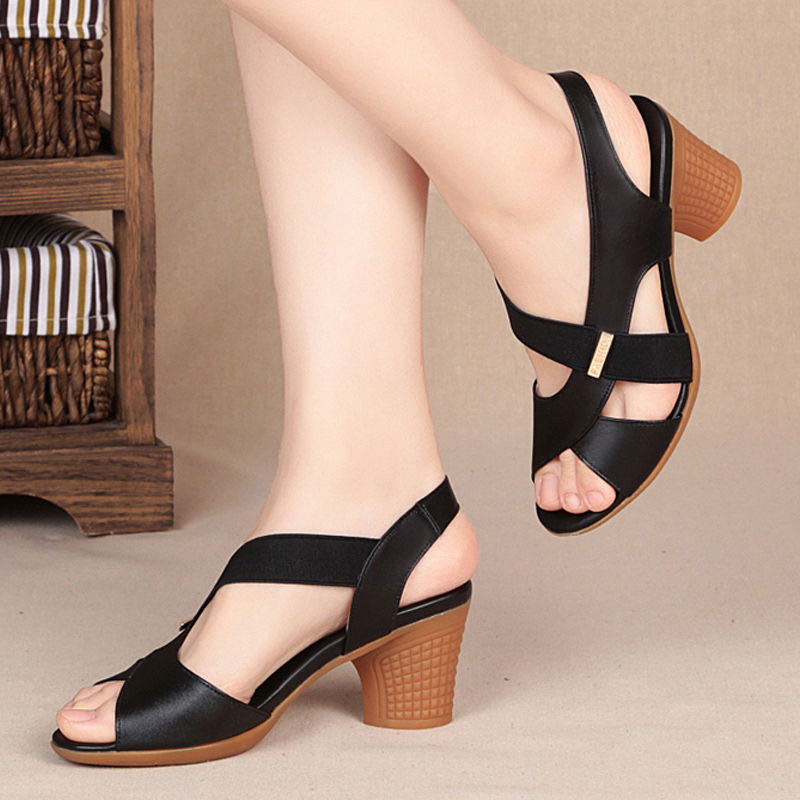 Damen Sandalen Riemchen Komfortabel Elegant Hochzeitsschuhe