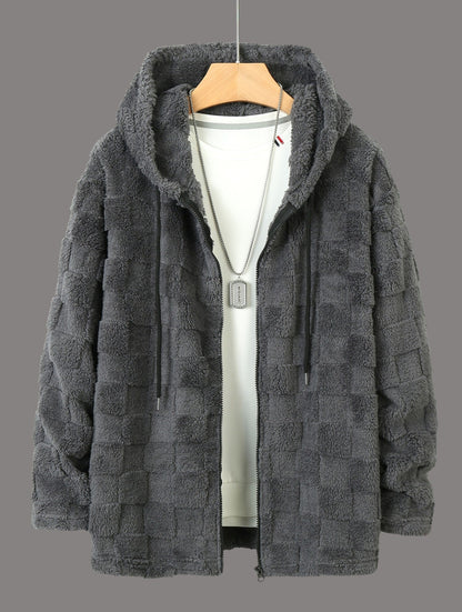 Herren Kuschelige Fleecejacke mit Kapuze und Taschen BerlinGlamour, eine elegante und stylische Lampe, die Ihre Garderobe und Dekorationen zum strahlen lässt. Die Lampe ist aus hoch