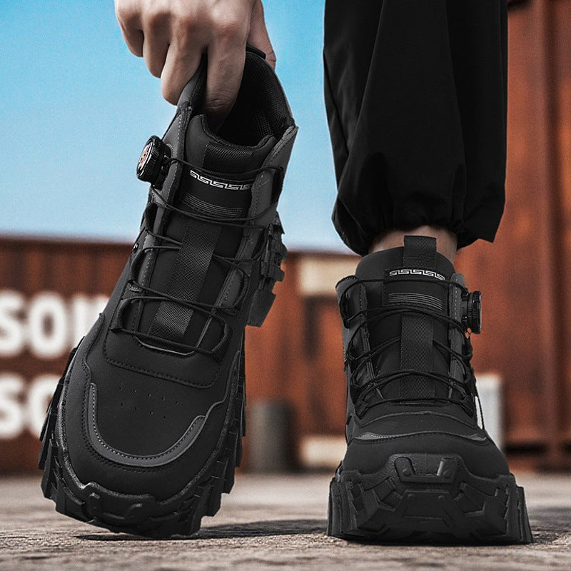 Damen Schnürstiefel Rutschfest Innovativ