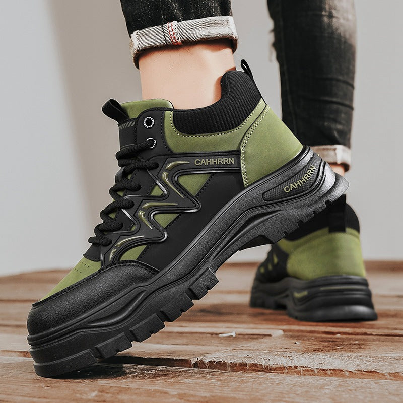 Damen Sport-Sneaker High-Top Schwarz Outdoor