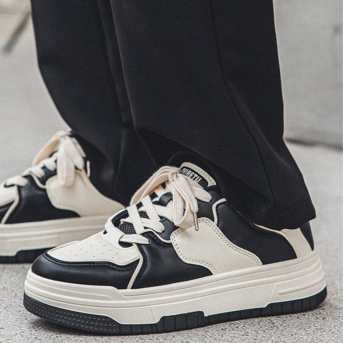 Damen Sneaker Dicksohlige atmungsaktiv Modisch